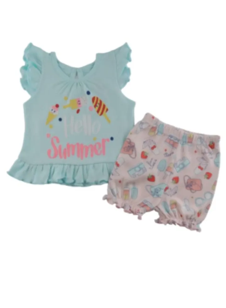 Kid Girls Shorts & Top