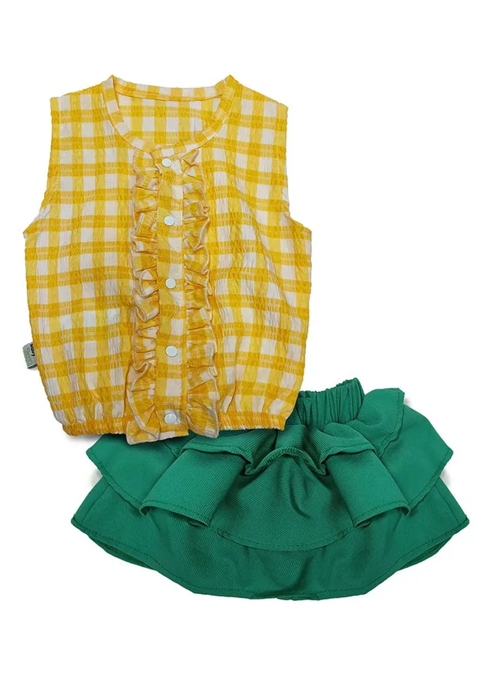 Baby Set - Shirt And Skirt