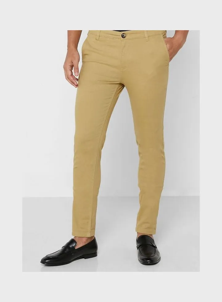 Men Chino Trouser Beige