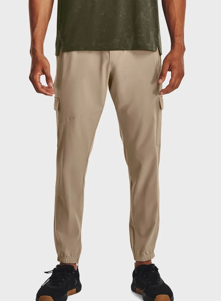 Stretch Woven Cargo Pants