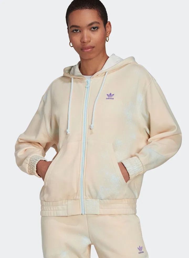 All Over Printed Zip Hoodie