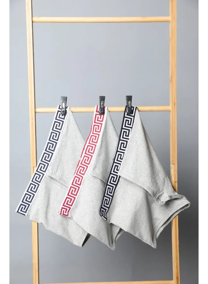 Mens Boxer Shorts Soft Cotton Men Pack Breathable Mens Underwear (Pack of 3)