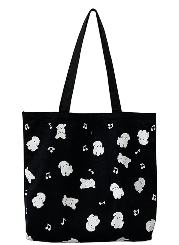 Canvas Women Shoulder Bag Casual Canvas Bag Female Summer Hand Bag Ins Japanese Korean Style Shoulder Bag Student School Bag Large Capacity Coin Purse