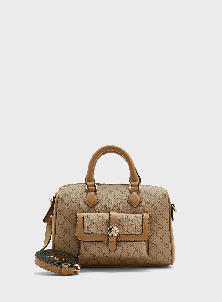 Strap With Top Handle Tote