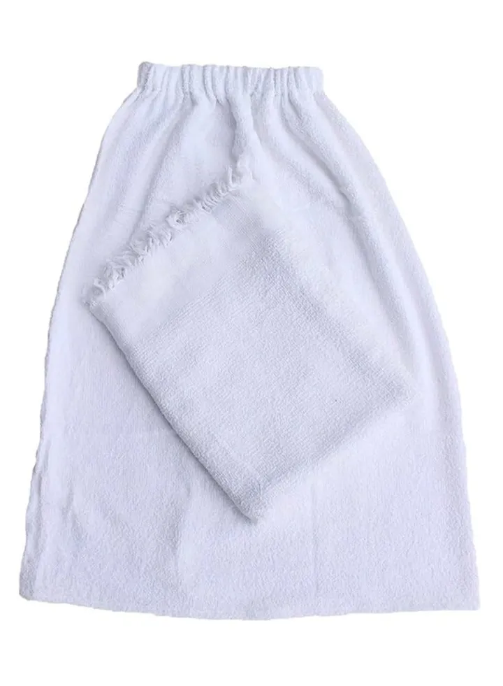Size 1 to 3 Years Religion Kids ihram Ahram Ehram for Hajj And Umrah Premium Non Shrink Breathable Kit with 2 Pieces, Easy to Wear and Washable