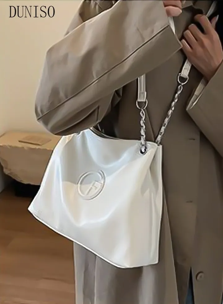 Women's Shoulder Tote Bag Faux Leather Handbag for Women Large Capacity Messenger Fashionable Travel Crossbody Bag for Ladies Girls College Students