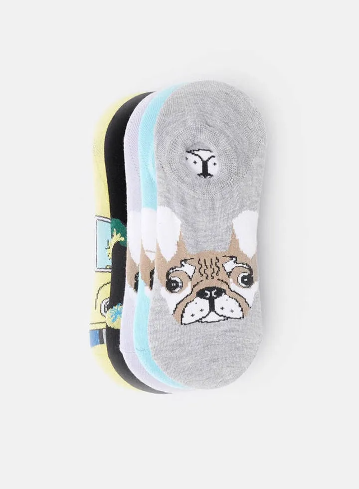 Casual Cotton Socks Multicolour
