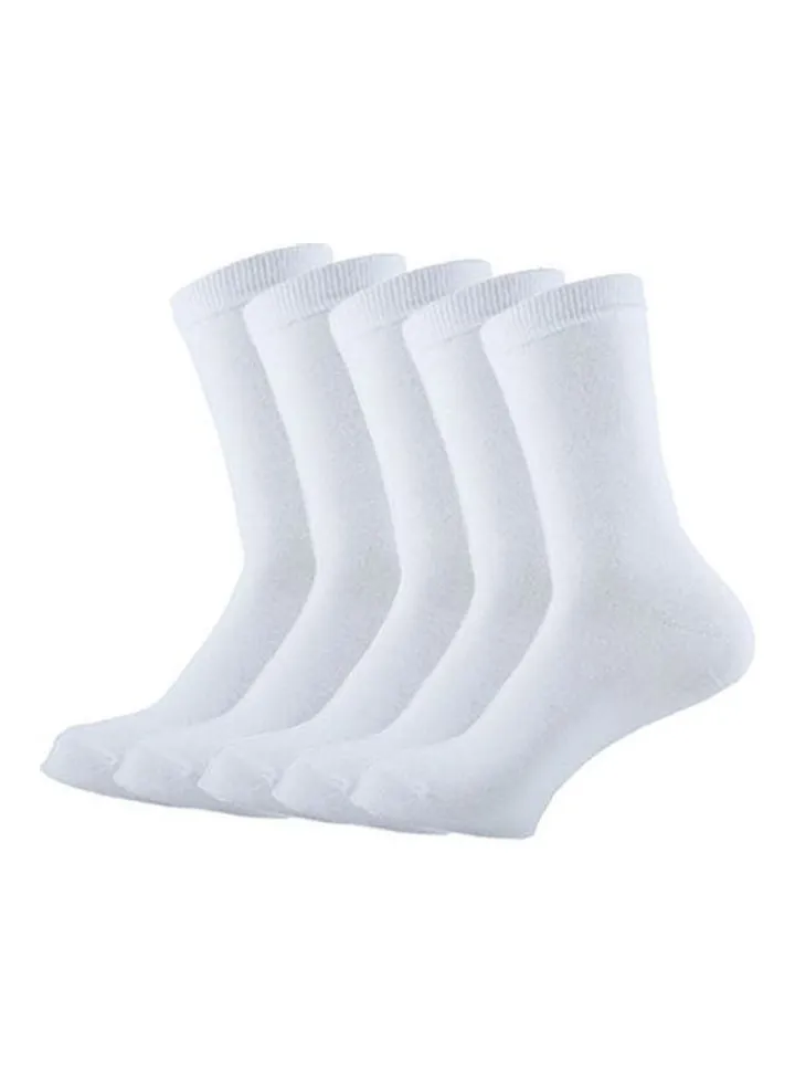 Classic Plain Socks White