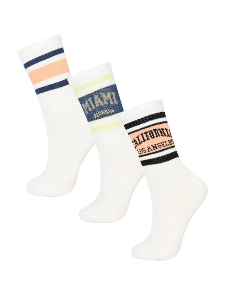 Woman High Cut Socks - 3 Pack