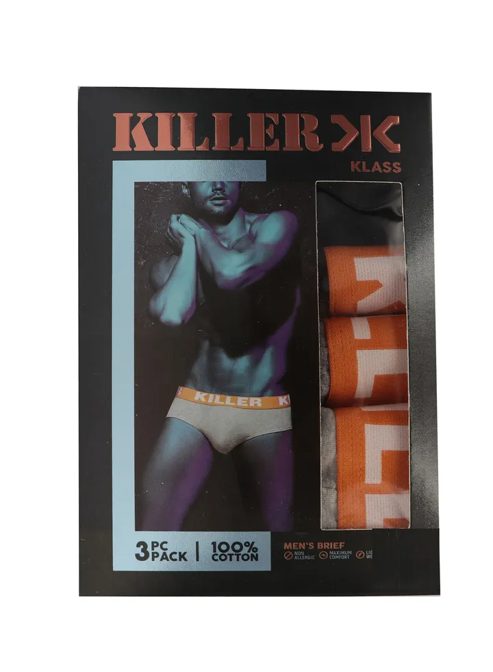 Mens Brief 3pc Cotton Premium
