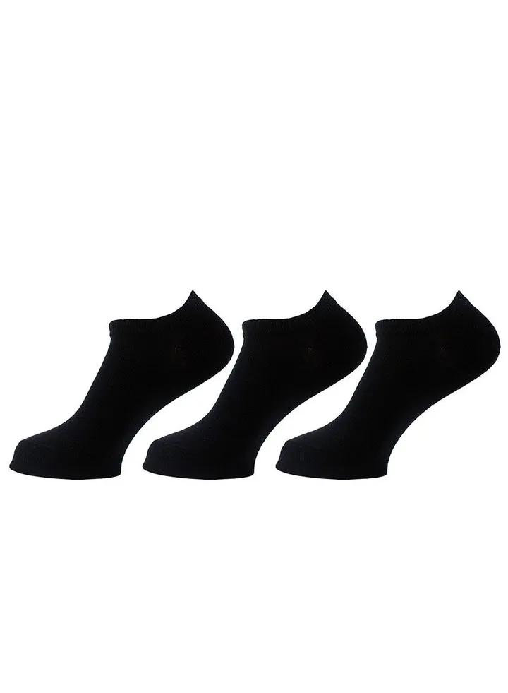 Sam Socks Set Of 3 Ankle Socks Women Black