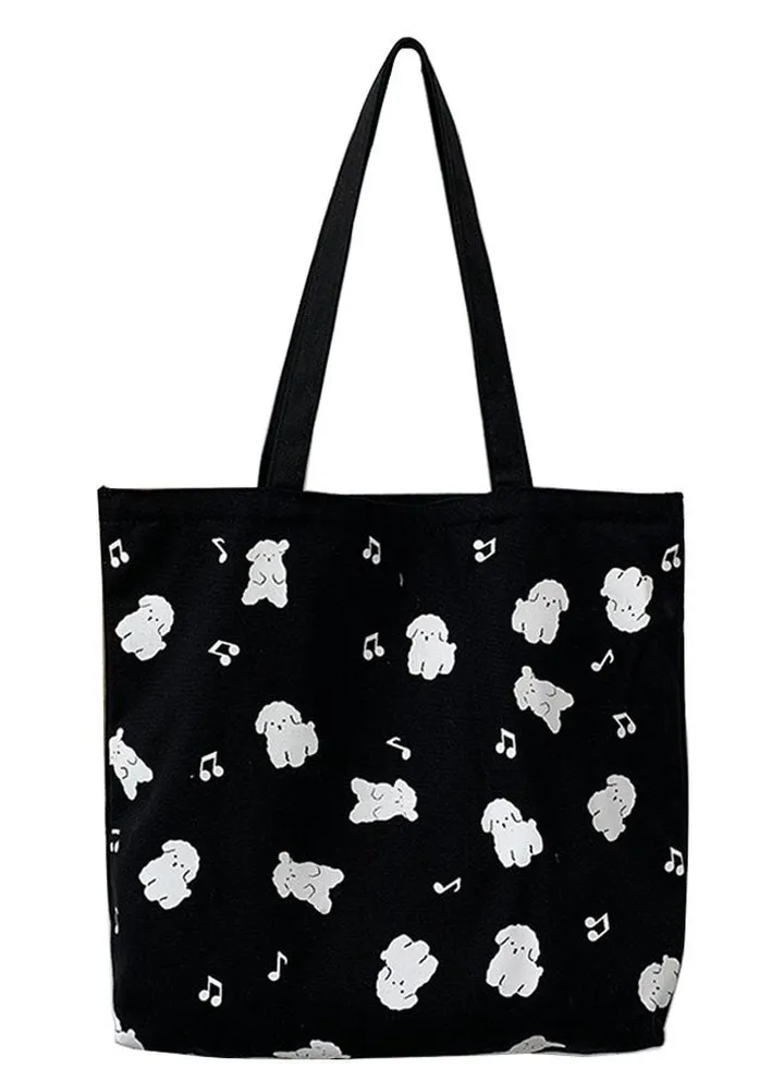 Canvas Women Shoulder Bag Casual Canvas Bag Female Summer Hand Bag Ins Japanese Korean Style Shoulder Bag Student School Bag Large Capacity Coin Purse