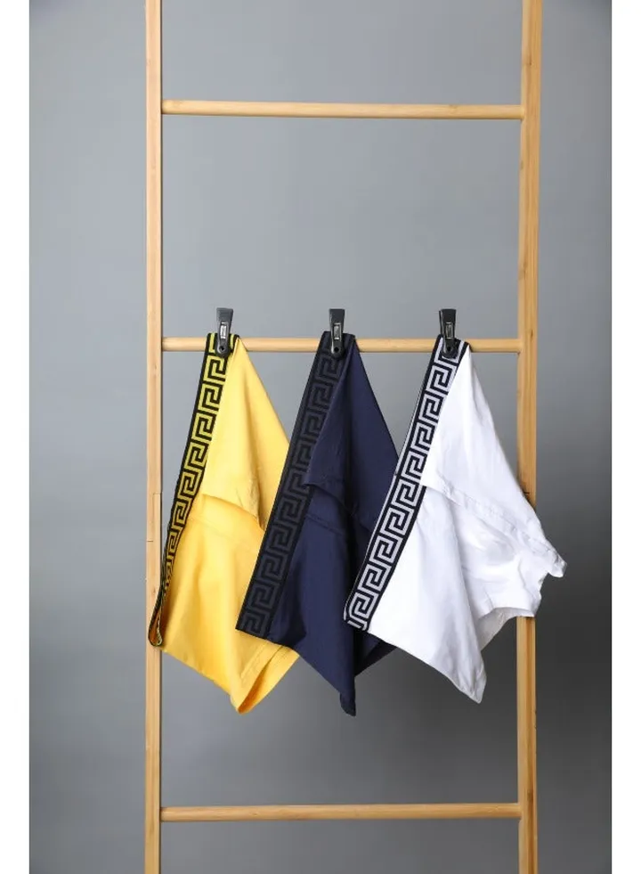 Mens Boxer Shorts Soft Cotton Men Pack Breathable Mens Underwear (Pack of 3)