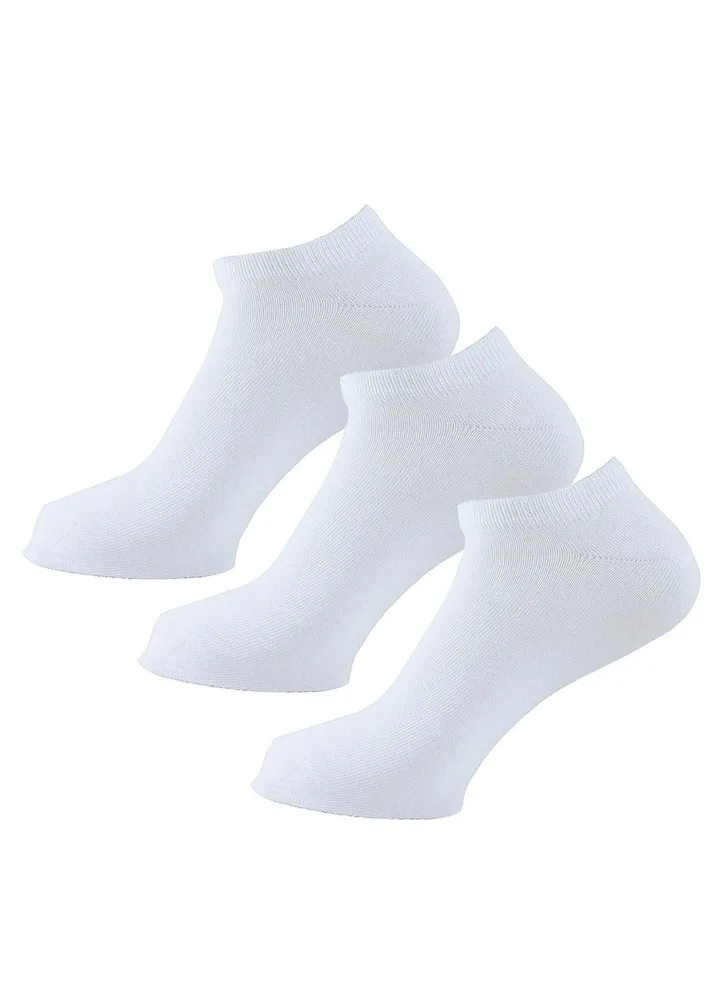 Sam Socks Set Of 3 Ankle Socks Women White