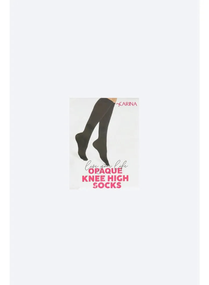 Opaque Knee High Socks