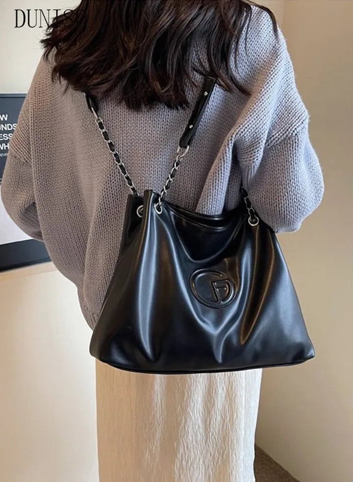 Women's Shoulder Tote Bag Faux Leather Handbag for Women Large Capacity Messenger Fashionable Travel Crossbody Bag for Ladies Girls College Students