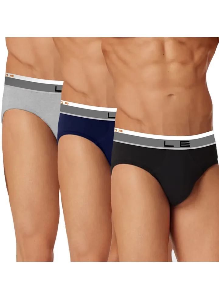 3 Pcs brief underwear, 100% cotton