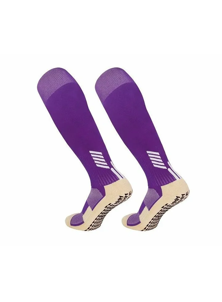 Adult football socks, sports knee socks, compression sports socks above the knee, thick thermal socks for men and women running training football