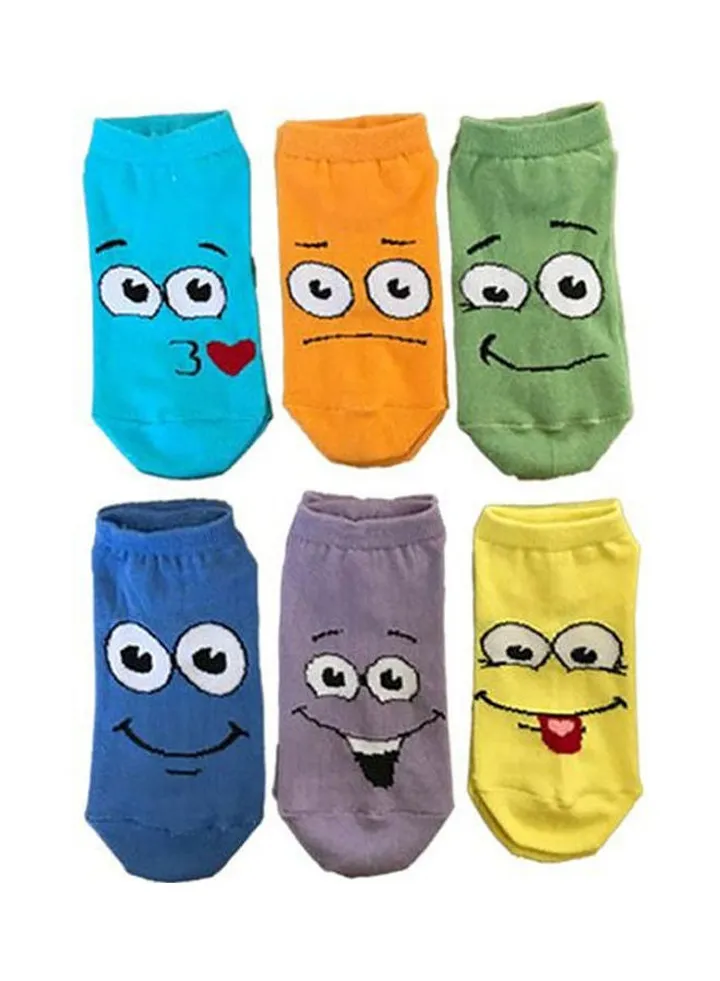 Ankle Emojies Socks Multicolour