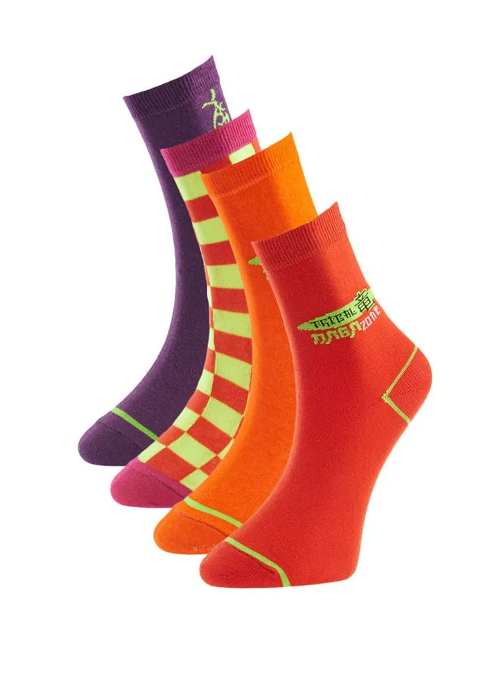 Woman Socks Orange
