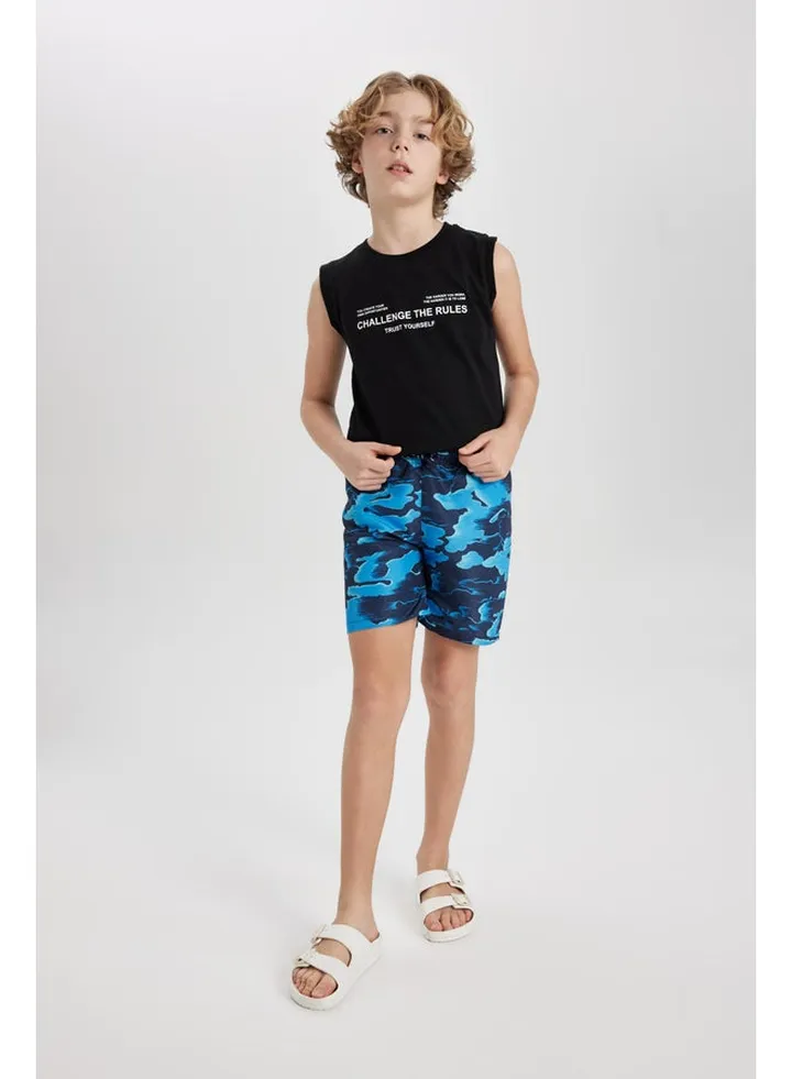 Boy Regular Fit Woven Swimming Shorts