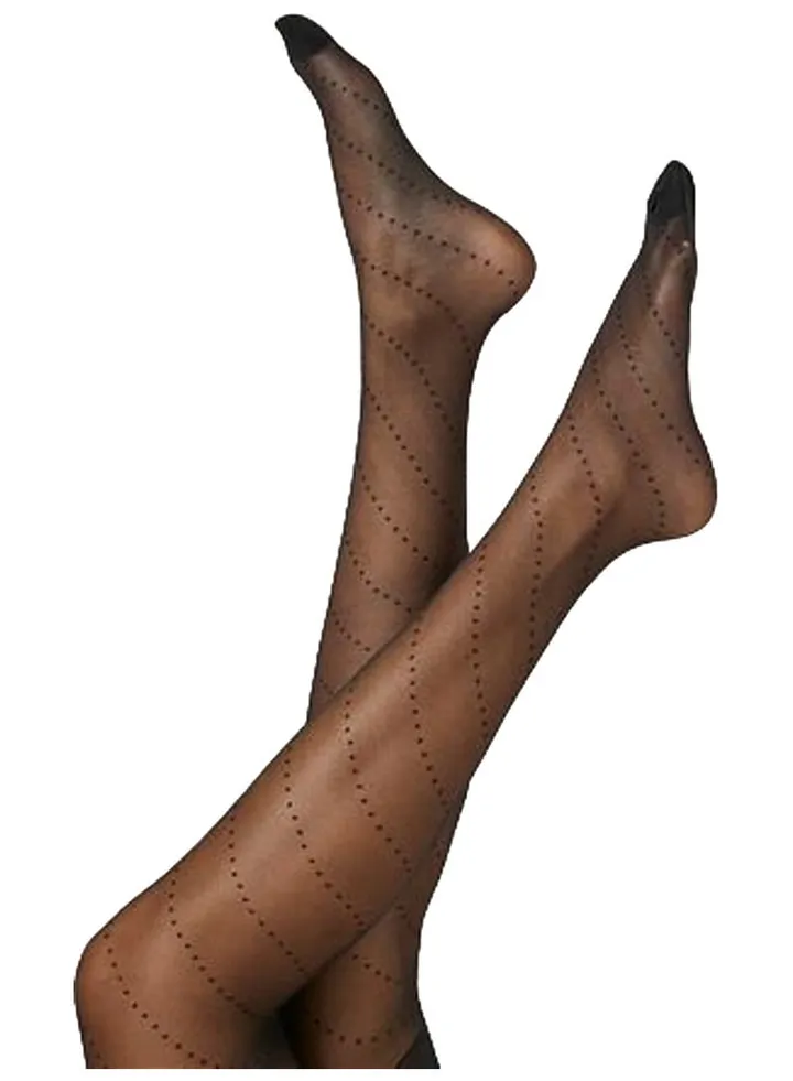 Sheer Dotted Tights