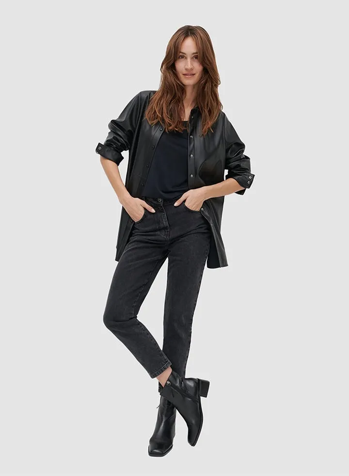 V-Neck T-Shirt Black