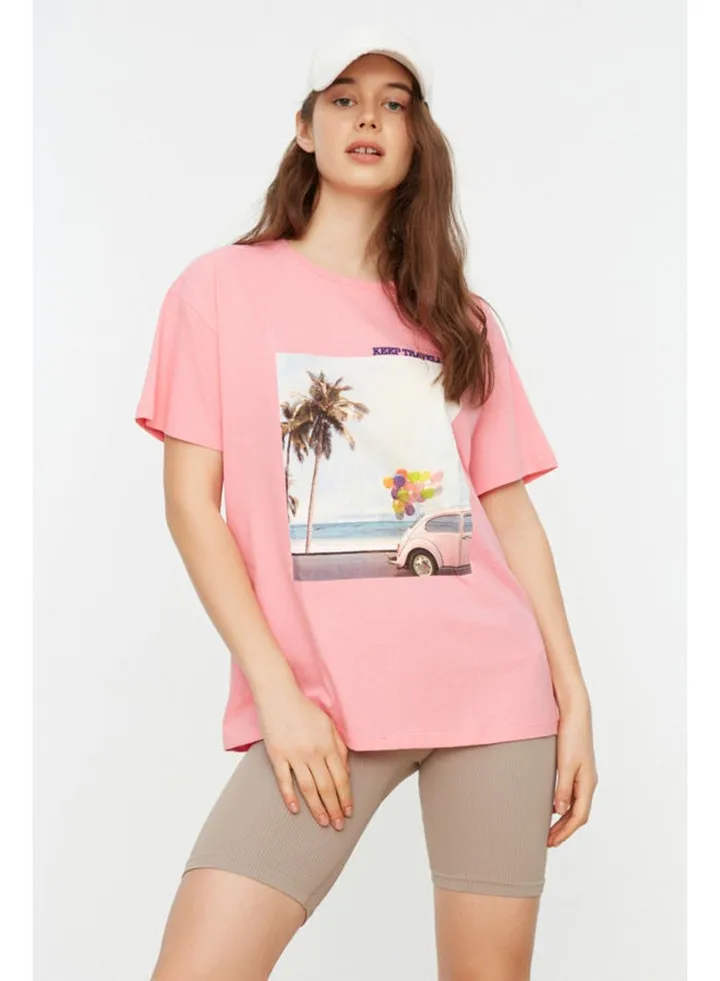 Woman T-Shirt Pink