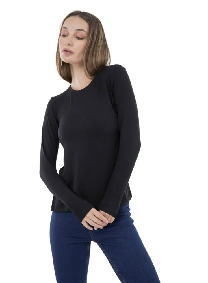 Long Sleeves Viscose Top