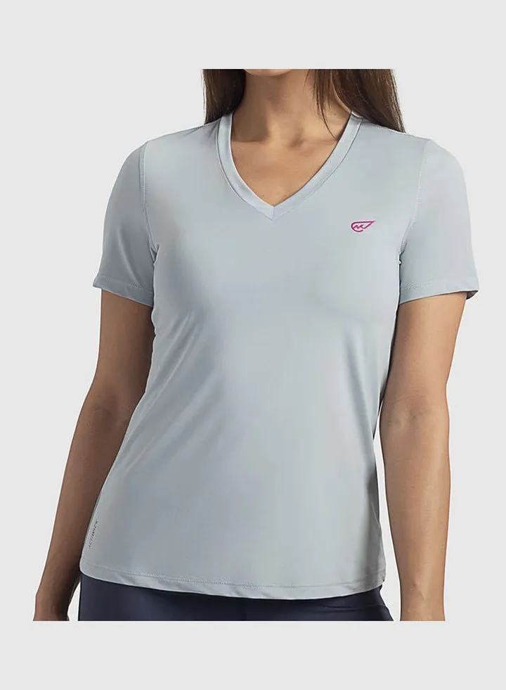 V-neck Training T-shirt Blue