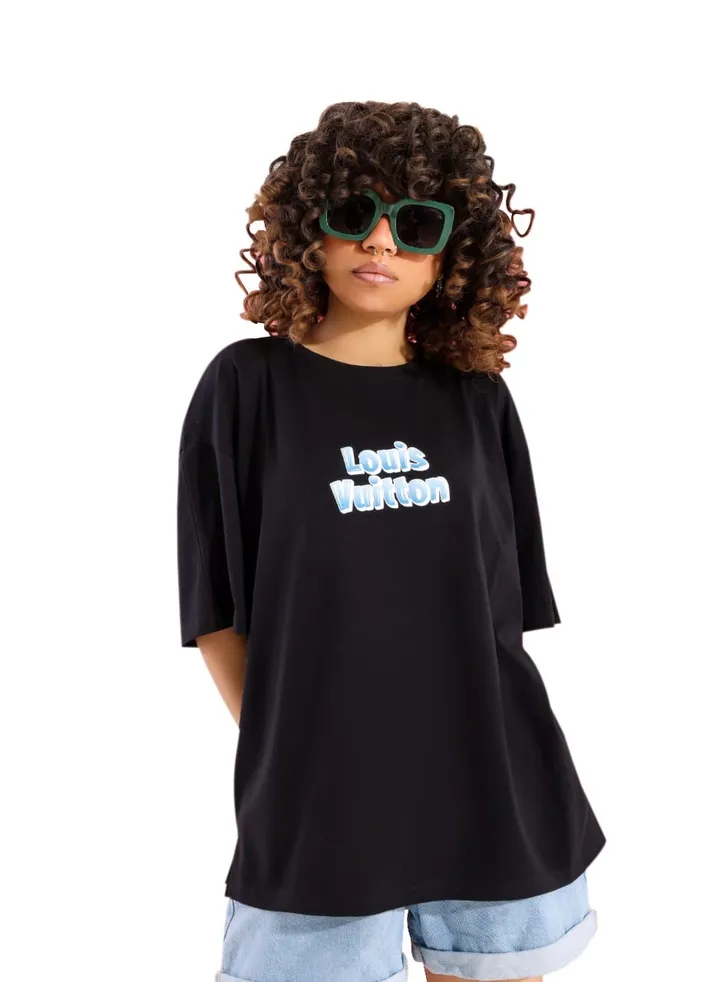 "Printed half sleeve T-shirt "