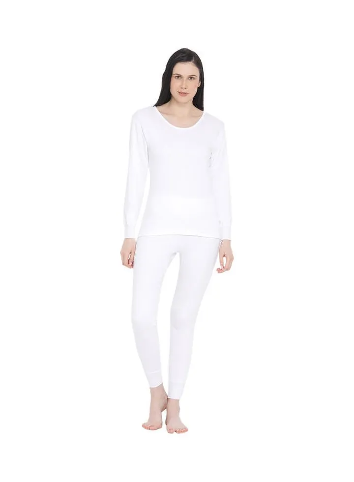 Full Body Thermal Innerwear Set White