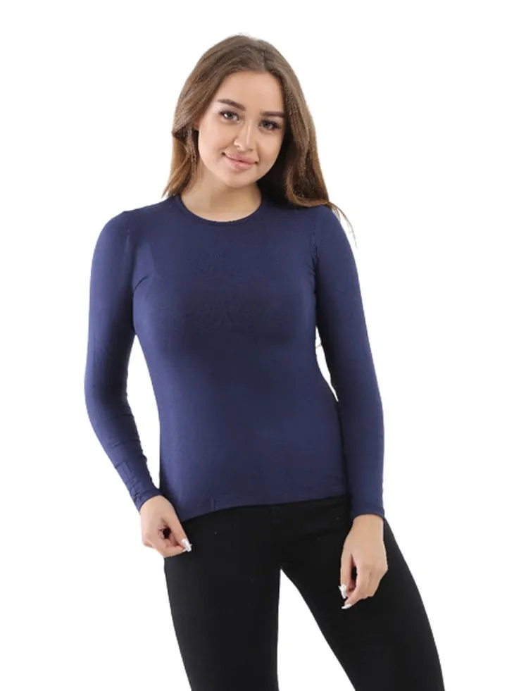 Long Sleeves Viscose Top