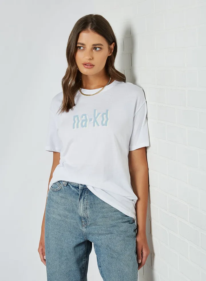 Graphic Printed T-Shirt White