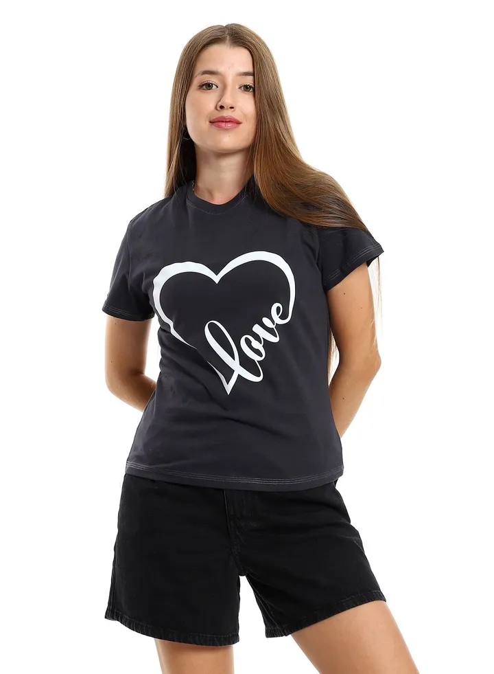 Cotton Printed T-Shirt For Women