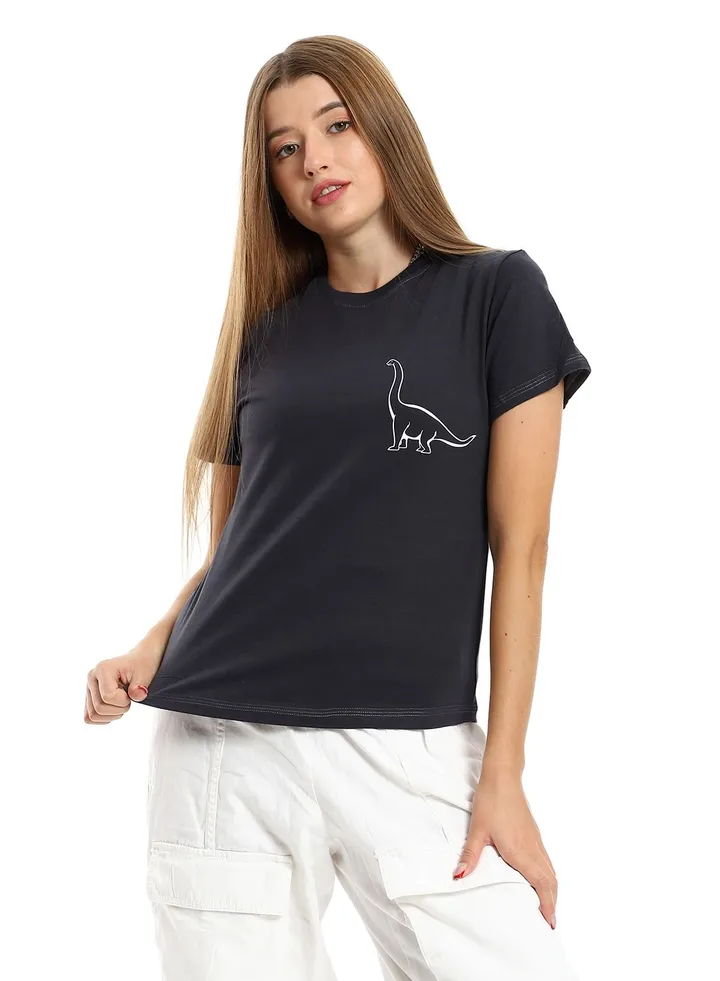 Cotton Printed T-Shirt For Women