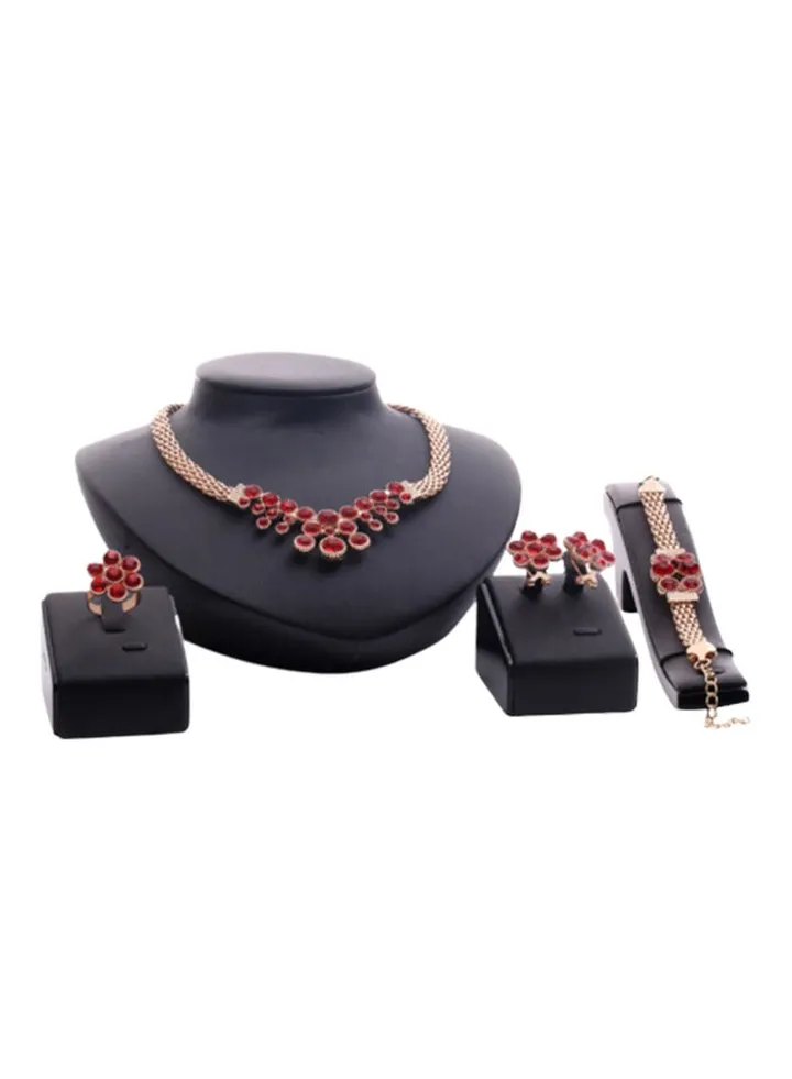 4-piece Necklace Earrings set