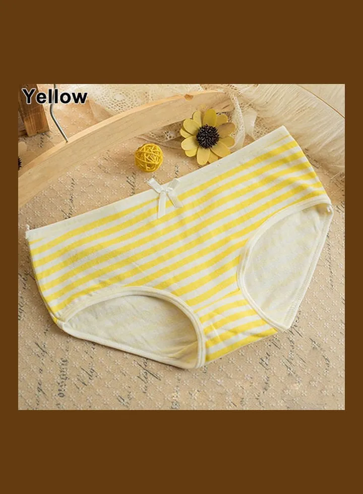 Summer Navy Style Striped Lovely Bowknot Decor Underwear Panties Briefs multicolour