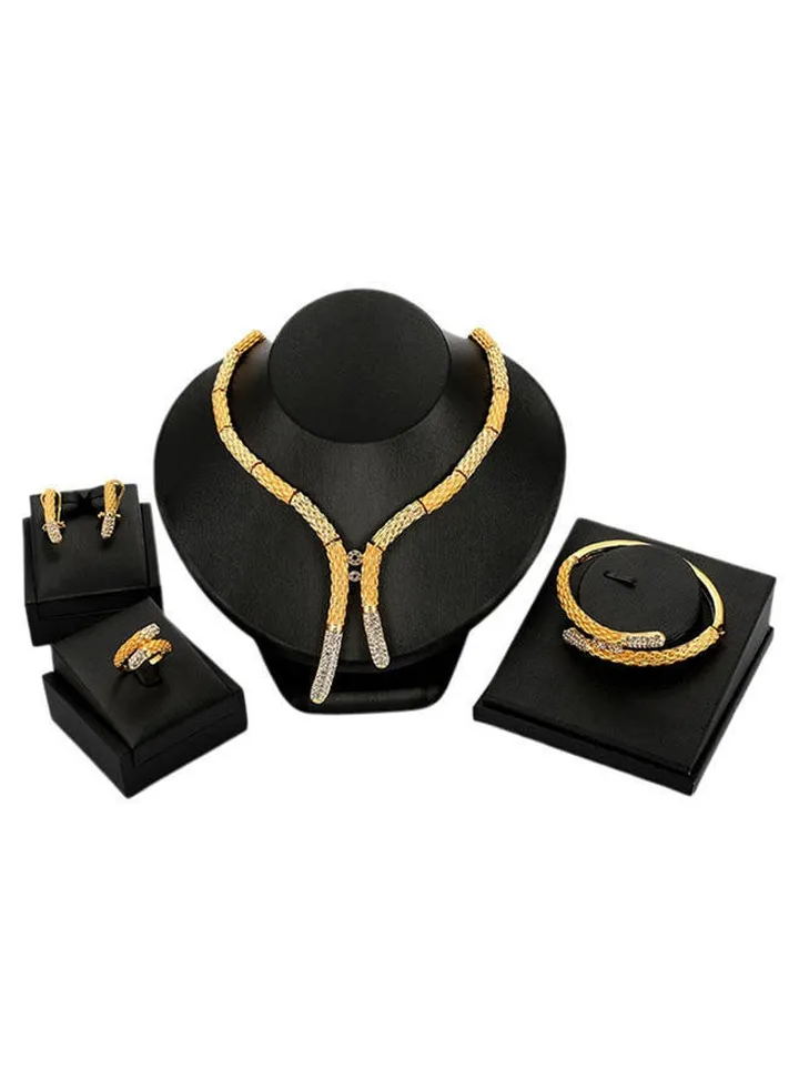 4-Piece 18 Karat Gold Jewellery Set