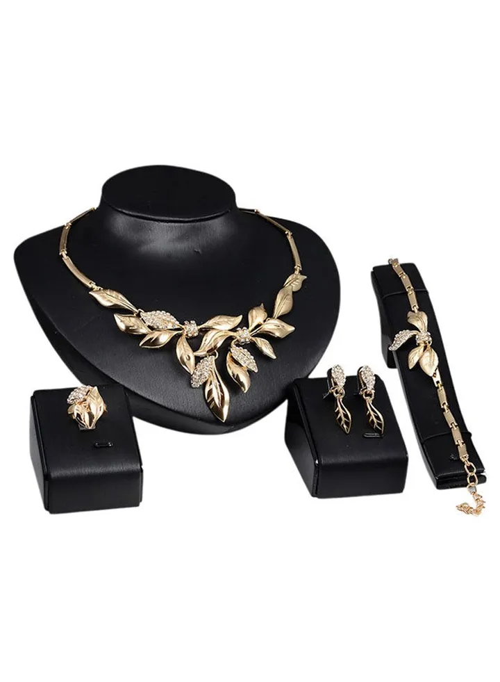 4-Piece 18 Karat Gold Jewellery Set