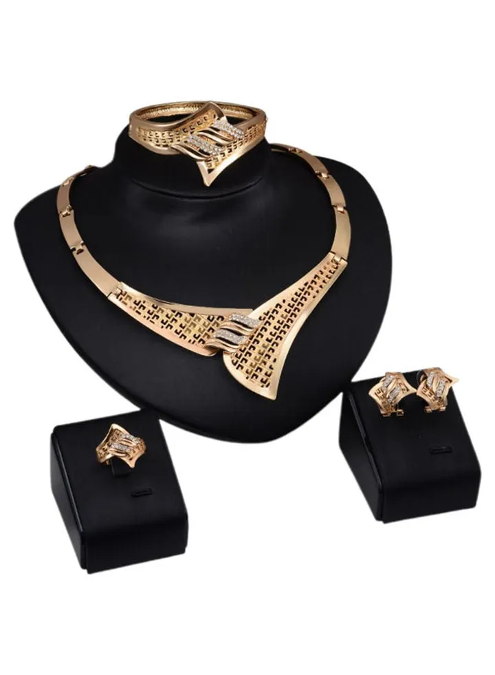 4-Piece 18 Karat Gold Jewellery Set