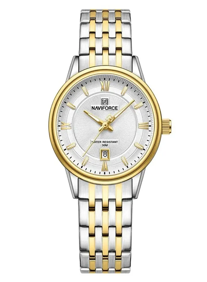 Women New Luxury Elegant Waterproof Stainless Steel Watch NF8040