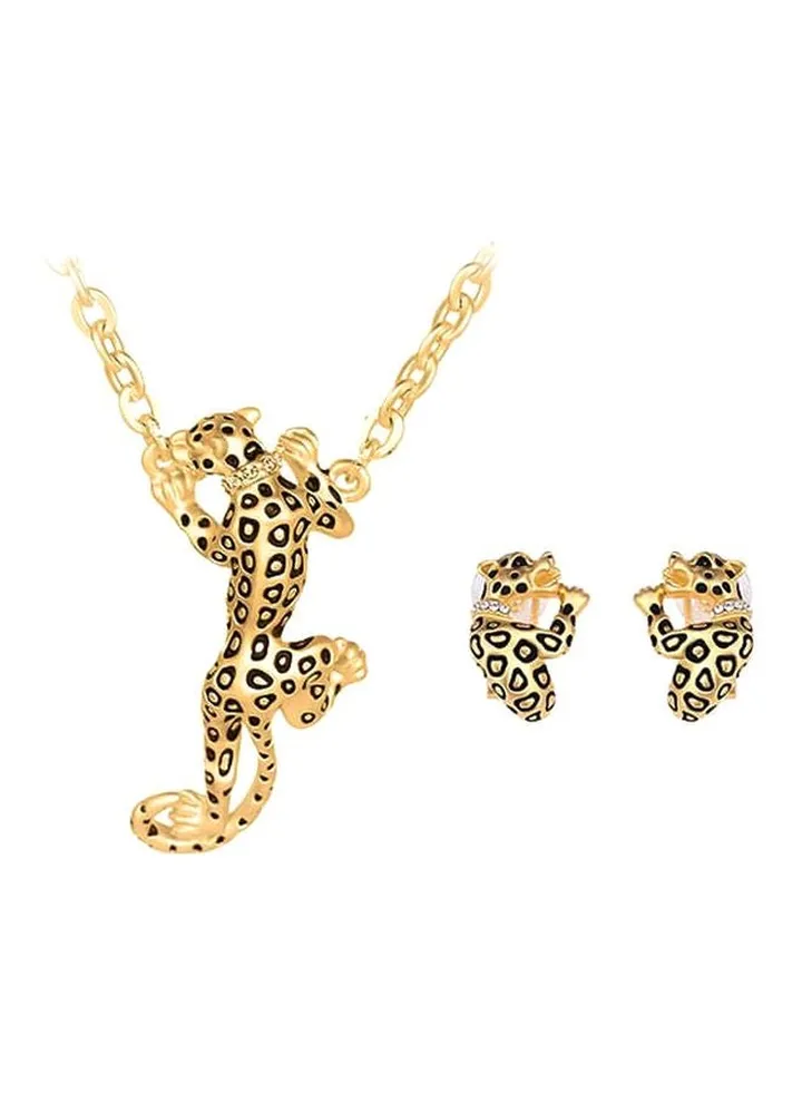 Leopard Design Jewelry Set