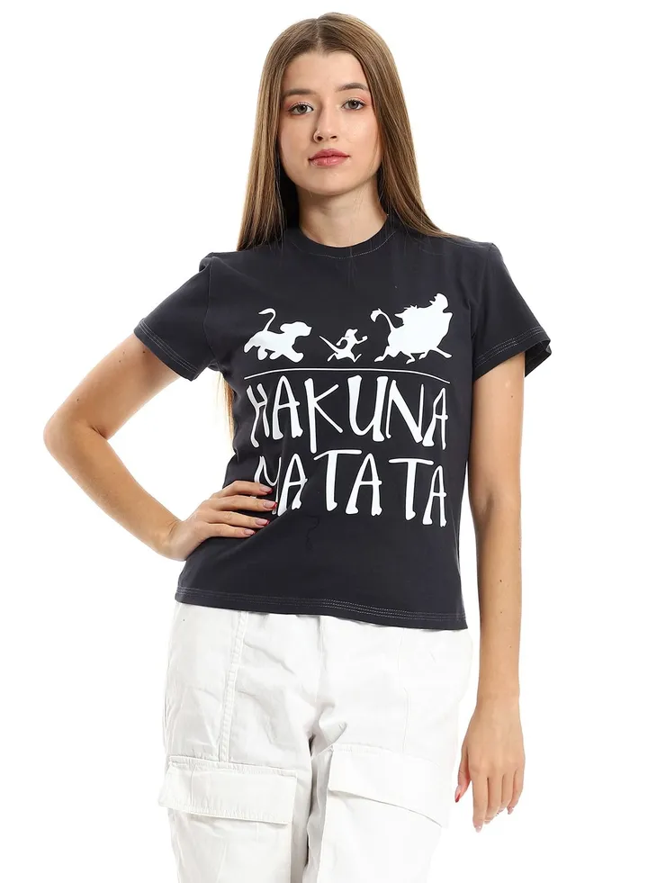 Cotton Printed T-Shirt For Women