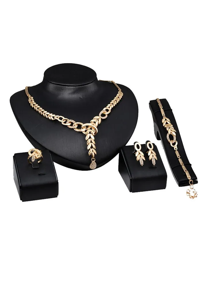 4-Piece Necklace Earring Jewelry Set
