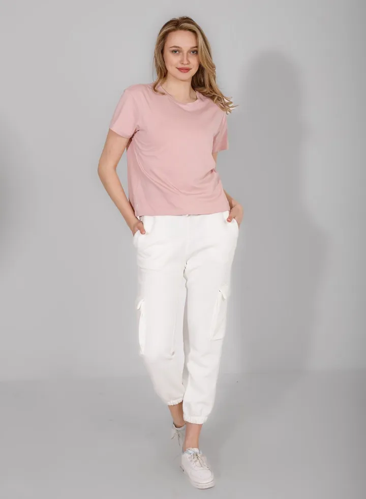 Women Short Basic Cotton TShirt
