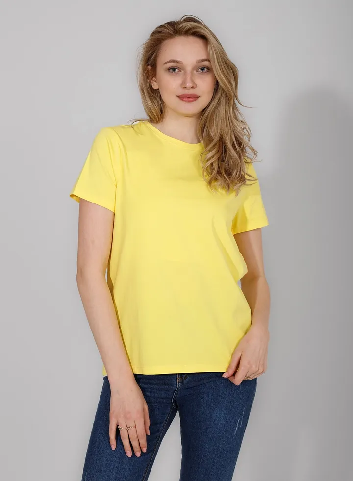 Women Long Basic Cotton TShirt