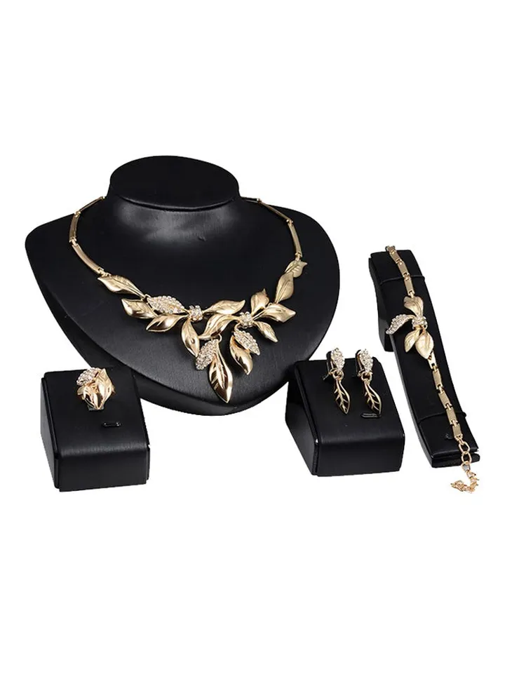 4-Piece Necklace Earring Jewelry Set