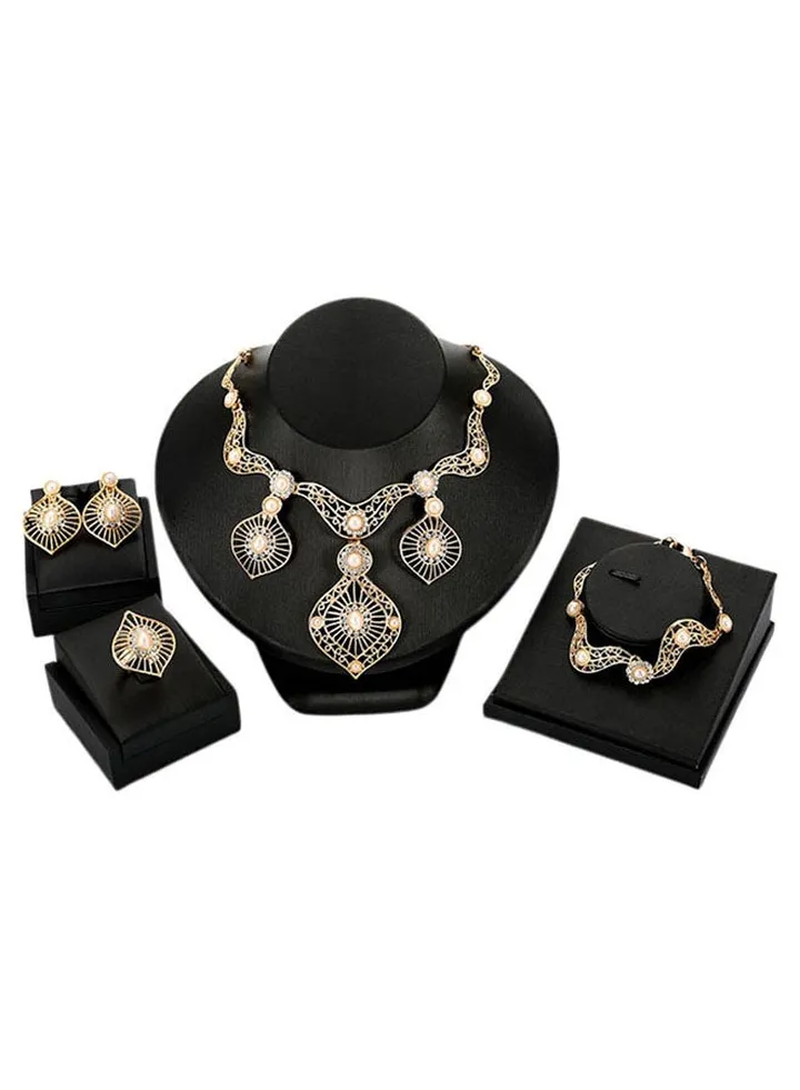 4-Piece 18 Karat Gold Jewellery Set