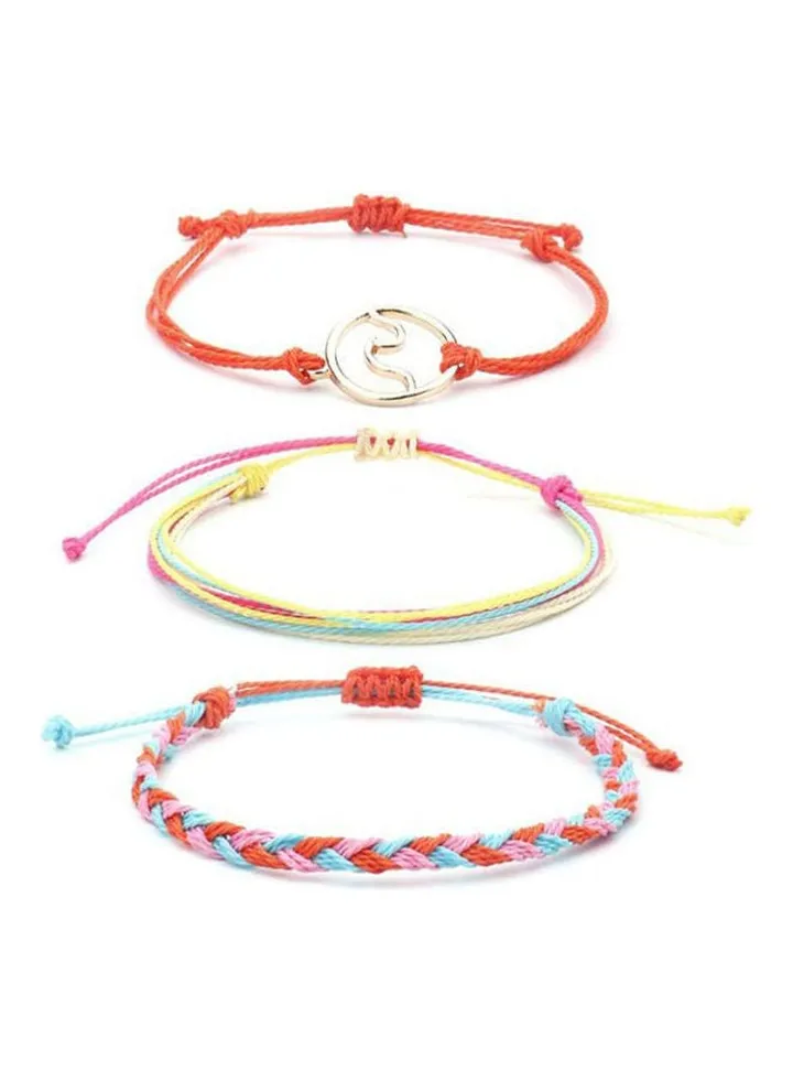 Bohemian Sweet Woven Bracelet Set for Women